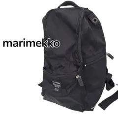 マリメッコ　軽量バッグパック　バディ　大容量　ブラック