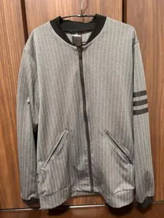 adidas グレー ストライプ ジャージ Lサイズのサムネイル