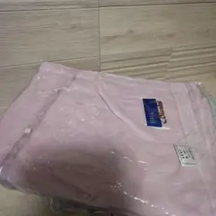 ピンク綿100%毛布　140×200 新品未使用