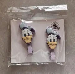 【新品、未使用】ドナルドダック ヘアクリップ 2個セット