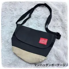 マンハッタンポーテージ ショルダーバッグ メンズ　メッセンジャー　黒