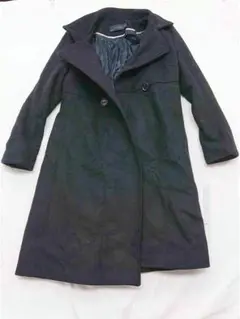 ♡ザラ ウール混ロングコート ブラック系 Sサイズ レディース