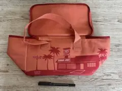 Trader Joe's クーラーバッグ 中型 ピンク色トレーダージョーズ