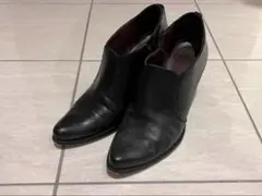 JOHNNY MOKE 黒ショートブーツ 38 24センチ レディース