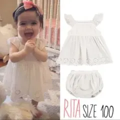 海外製品♡スカラップレースセットアップ/H&M、ザラベイビー、ネクスト、ブリーズ