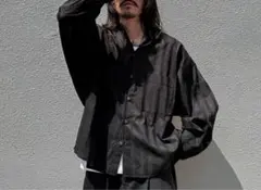 【希少】rin / Mesh No color Big Shirt BK