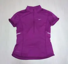 Nike ハーフジップ トップス パープル