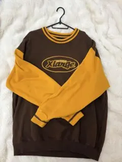 Xlarge ブラウン/イエロー トレーナー
