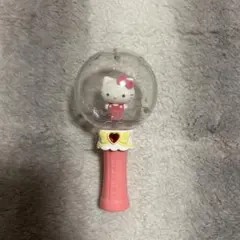 サンリオキャラクターズ　ハローキティ　ふわふわフロッキードール　カプセルステッキ
