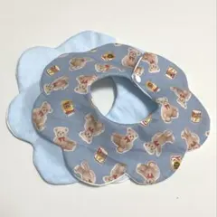 花びらスタイ　もくもくスタイ　防水　2点セット　くま