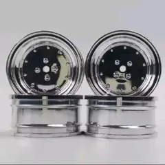 1/10 RC メッキホイール 4本セット 深リム マーク1 ラジドリ 旧車