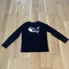 PUMA ブラック 長袖カットソー