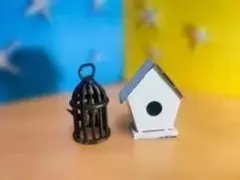 バirdhouseとバirdcageセット