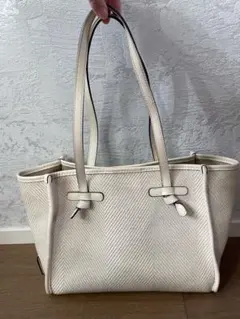 限定品　ジャンニキャリーニ マルチェッラ トートバッグ オフホワイト M