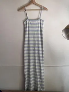 ZARA リブ編みキャミワンピース EU36