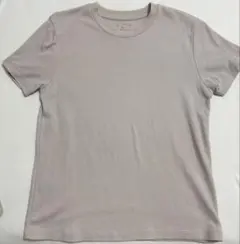 無地良品 Tシャツ ベージュ L