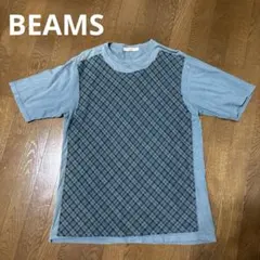 beams Tシャツ 切り替え チェック柄のサムネイル