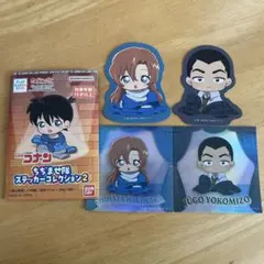 名探偵コナン ちぢませ隊 ステッカーコレクション2 萩原千速 横溝重悟