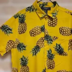 FOREVER 21 MEN　パイナップル柄 シャツ M 完売品