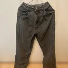 LOVETOXIC グレー ハイウエストデニムパンツ