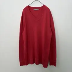 nano universe ナノユニバースVネック セーター 華やかピンクL