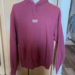 古着　Lee ワインレッド フード付きパーカー