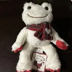 かえるのピクルス ぬいぐるみ マフラー付き