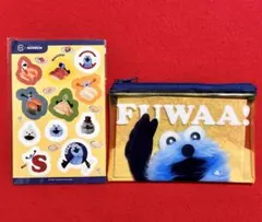 パペットスンスン スシロー クリアポーチ&シール ステッカー スンスン イエロー