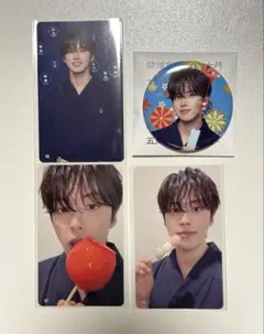 JO1 5th Anniversary 祭り　河野純喜 トレカ 缶バッジ