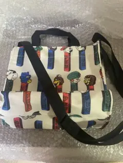 ear PAPILLONNER × PEZ 整理整頓仕切り付きショルダーバッグ