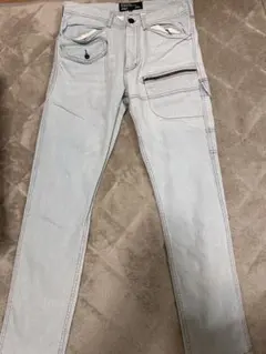 ヨ*ー様 AVIREX カーゴデニム M ライトブルー