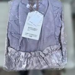 フリル付き薄紫色ワンピース　バースデイ　マジョリカ