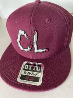 【くっきー！(野性爆弾)】超くっきーランド限定キャップCLワインレッドOTTOのサムネイル
