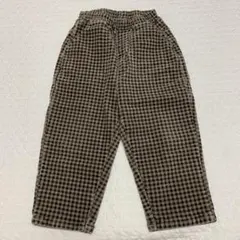 韓国子供服　article アーティクル　L コーデュロイチェックパンツ