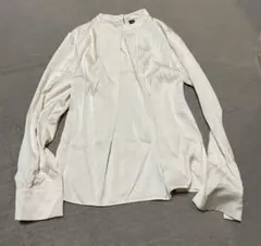 SHEIN アイボリー 長袖　ブラウス　シャツ　L