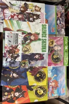 ウマ娘 プリティーダービー クリアファイル　缶バッジ　セット　まとめ売り