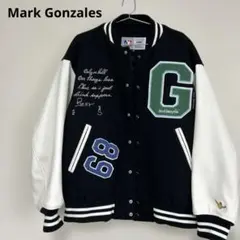 Mark Gonzales スタジャン 黒/白　Mサイズ