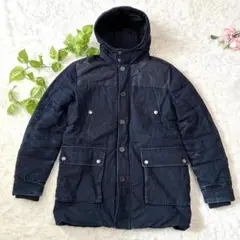 XL✨ZARA MAN DENIM　デニム切替　ミリタリージャケット