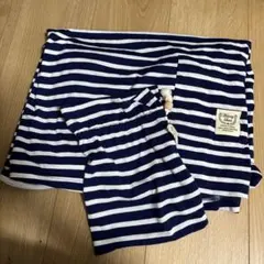 ポンチョ型授乳ケープ ネイビーとホワイトストライプ