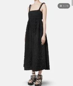Shrinked Jacquard Cami Dressキャミワンピース