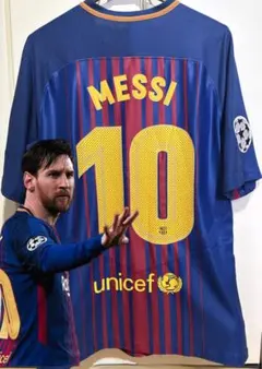 【選手支給品】17/18 バルセロナ メッシ PlayerIssue CL#10