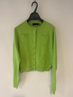 CABaN コットンカシミヤ カーディガン グリーン XS