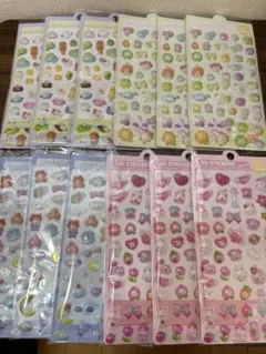 【お得】3Dぷくぷくシール 12枚セット