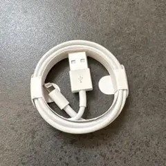 USB充電ケーブル　ホワイト