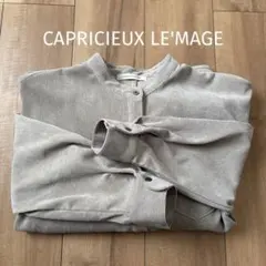 【CAPRICIEUX LEMAGE】シャツコールバックタックワンピース