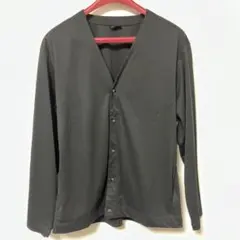 【美品】ワークマン　マイクロファイバーリラックスカーディガン　黒　伸縮　 L