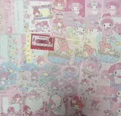 マイメロ　メモ帳　おすそわけ　ダイカット　平成レトロ　平成女児　レターセット