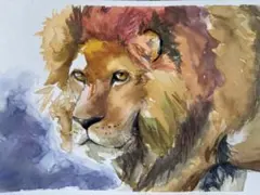 手書き油絵 極彩のライオン 肉筆絵画 インテリア 油彩画 手書き油絵 極彩のライオン 肉筆絵画 インテリア 油彩画 - メルカリ
