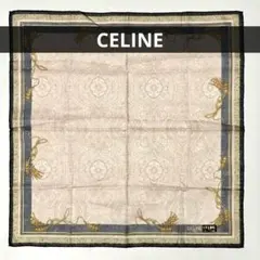 新品✨ CELINE ハンカチ スカーフ ペイズリー柄 セリーヌ ベージュのサムネイル