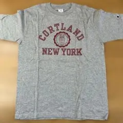 Champion Cortland New York Tシャツ Lサイズ グレー